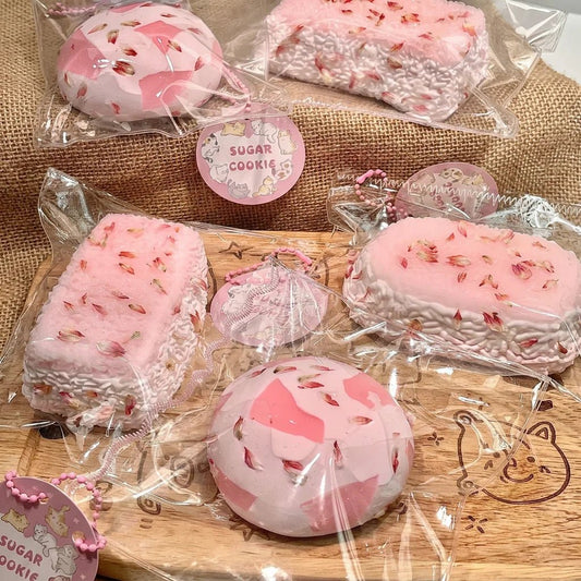 Peach Rose Berry Squishy - Squishie Bites
