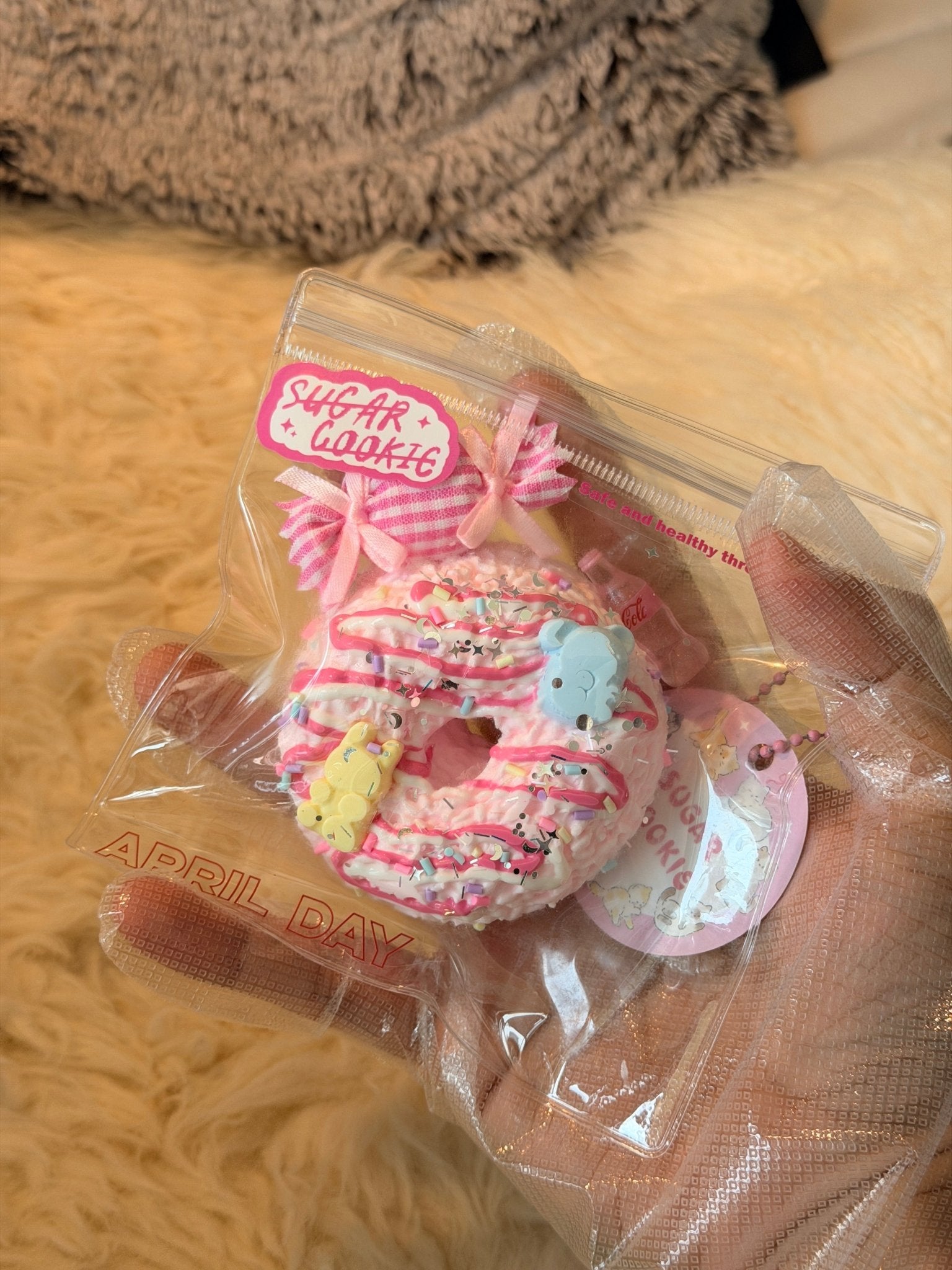 Pink Donut Squishy - Squishie Bites
