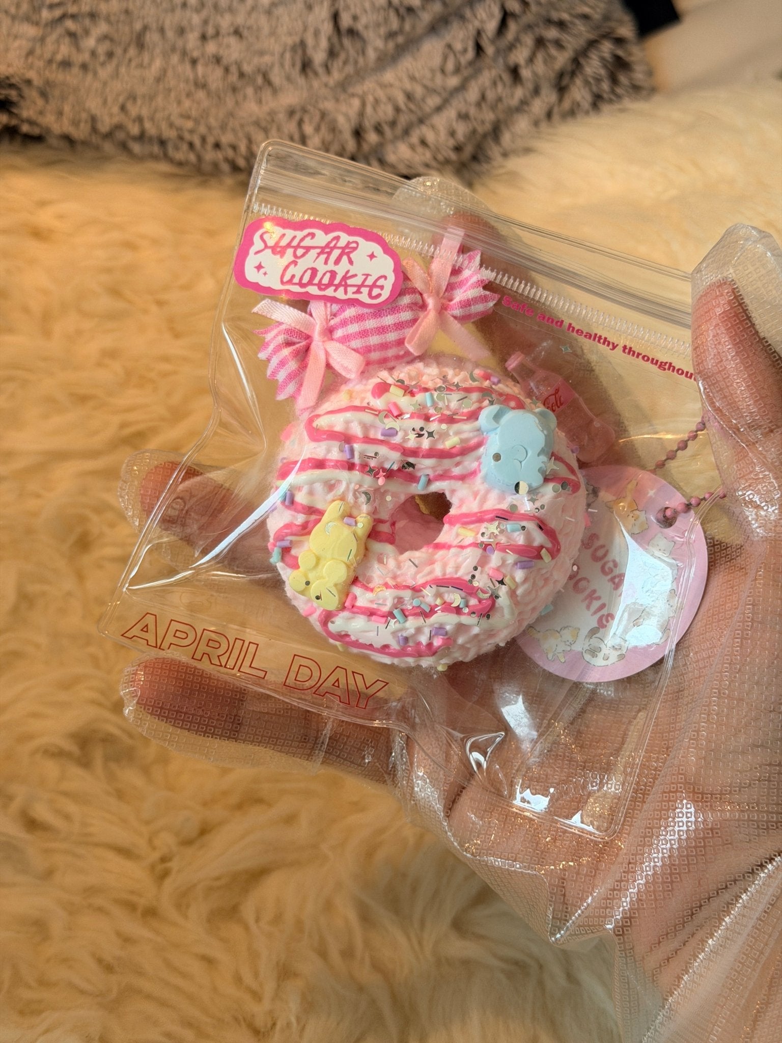 Pink Donut Squishy - Squishie Bites