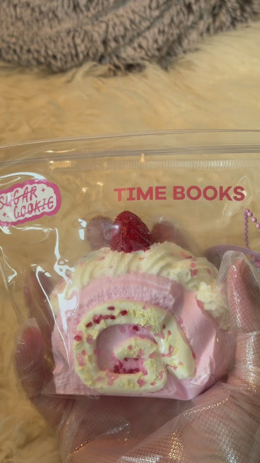 Strawberry Swiss Roll Squishy