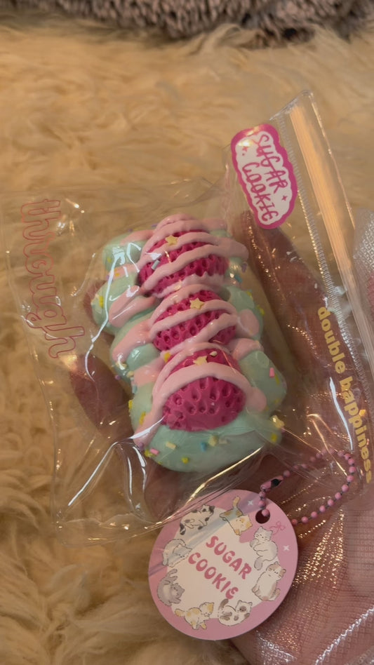 Strawberry Towel Ring Squishy