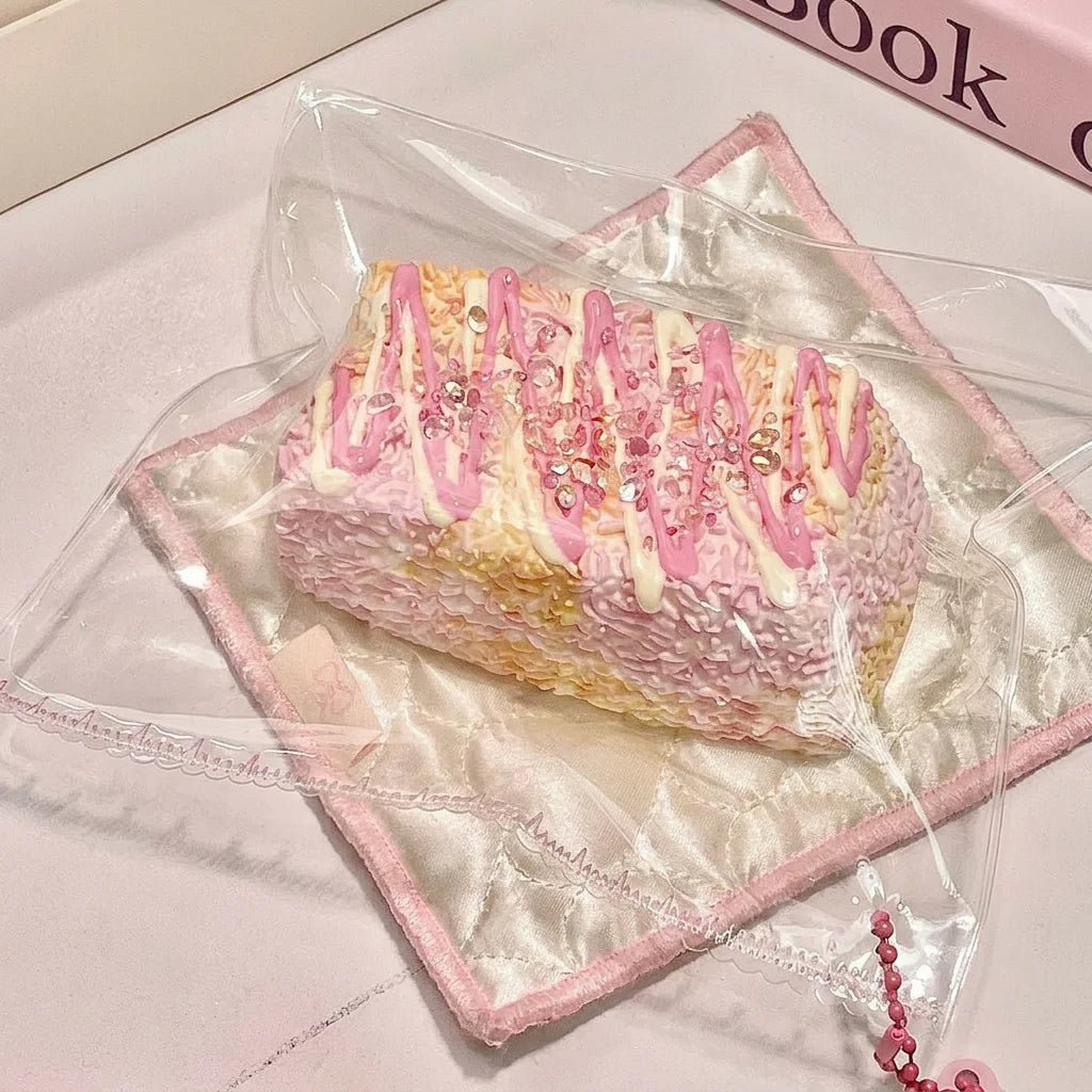 Strawberry Milk Pudding Squishy - Squishie Bites