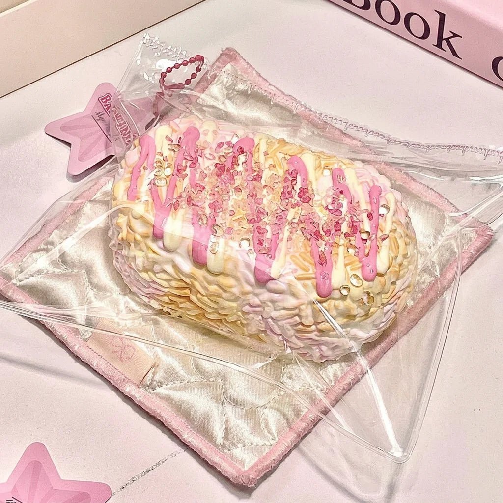Strawberry Milk Pudding Squishy - Squishie Bites