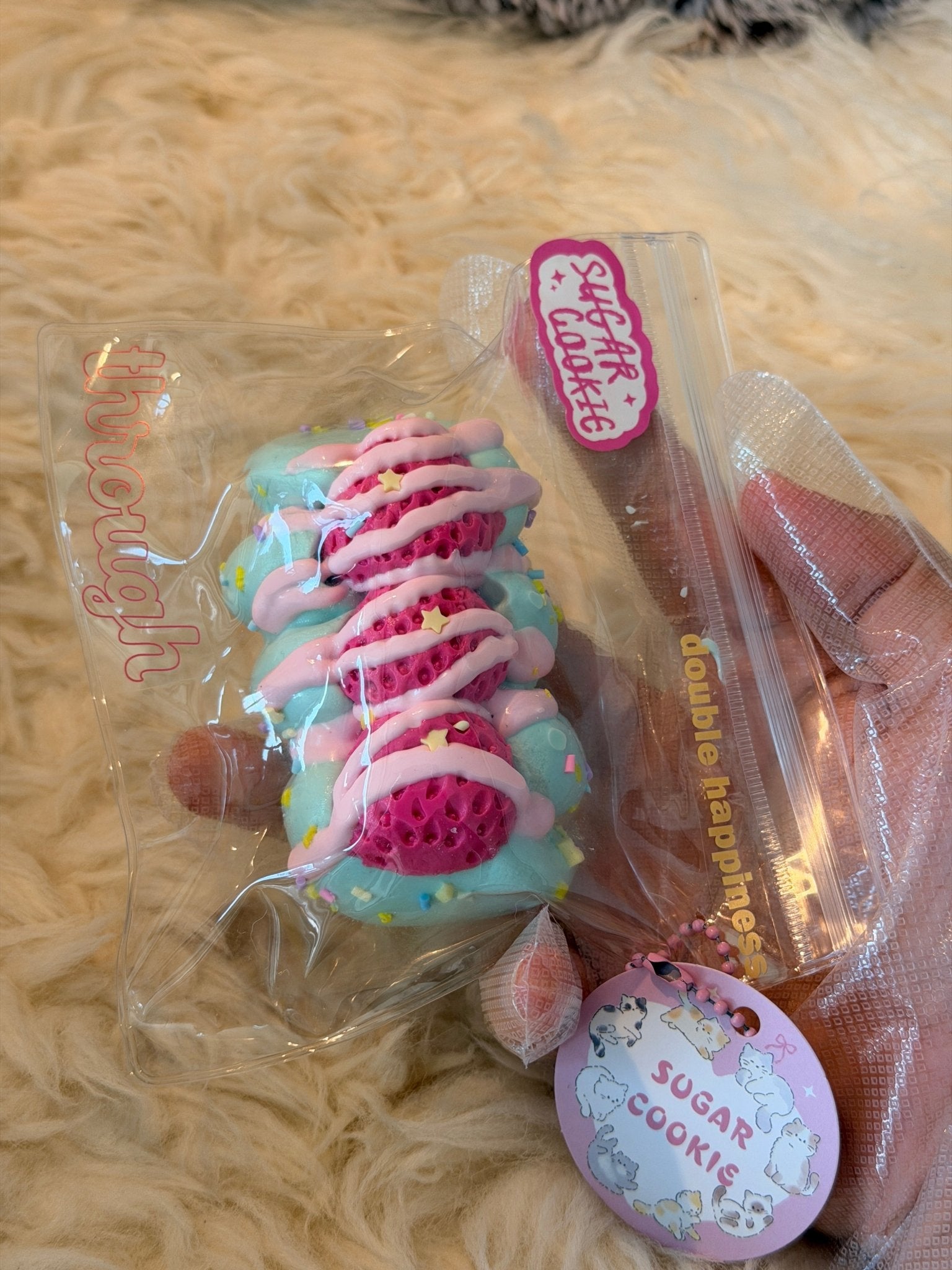 Strawberry Towel Ring Squishy - Squishie Bites